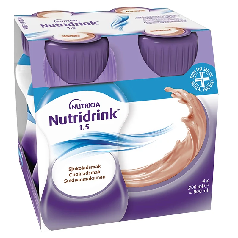 Nutridrink Choklad 4x200 ml - Näringsdrycker