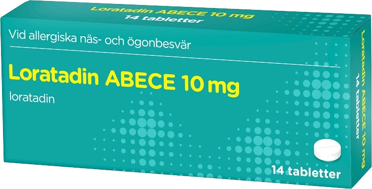 Loratadin ABECE Tablett 10 mg 14 st - Allergitabletter mot pollenallergi
