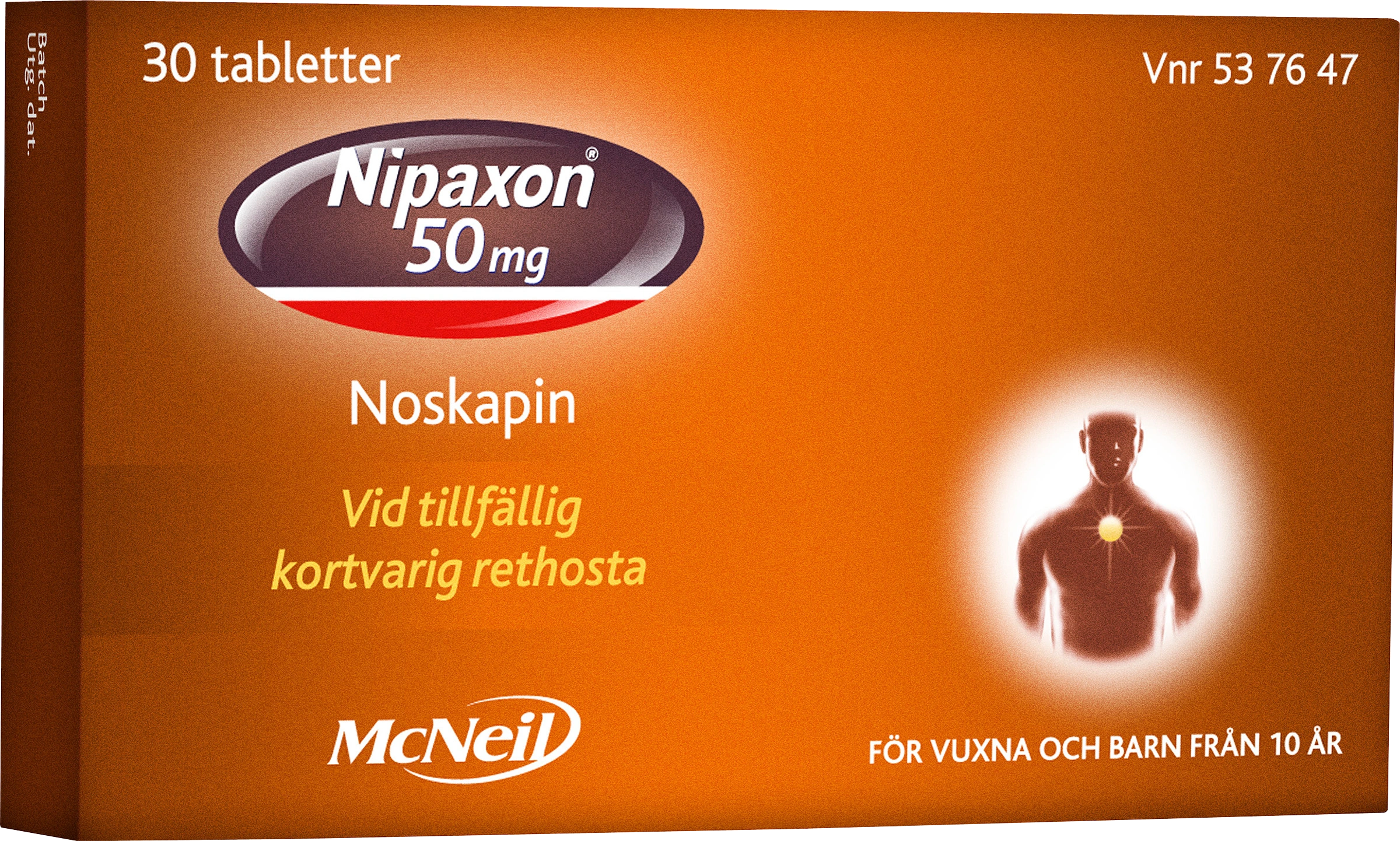 Nipaxon Tablett 50 mg 30 st | Apotek Hjärtat