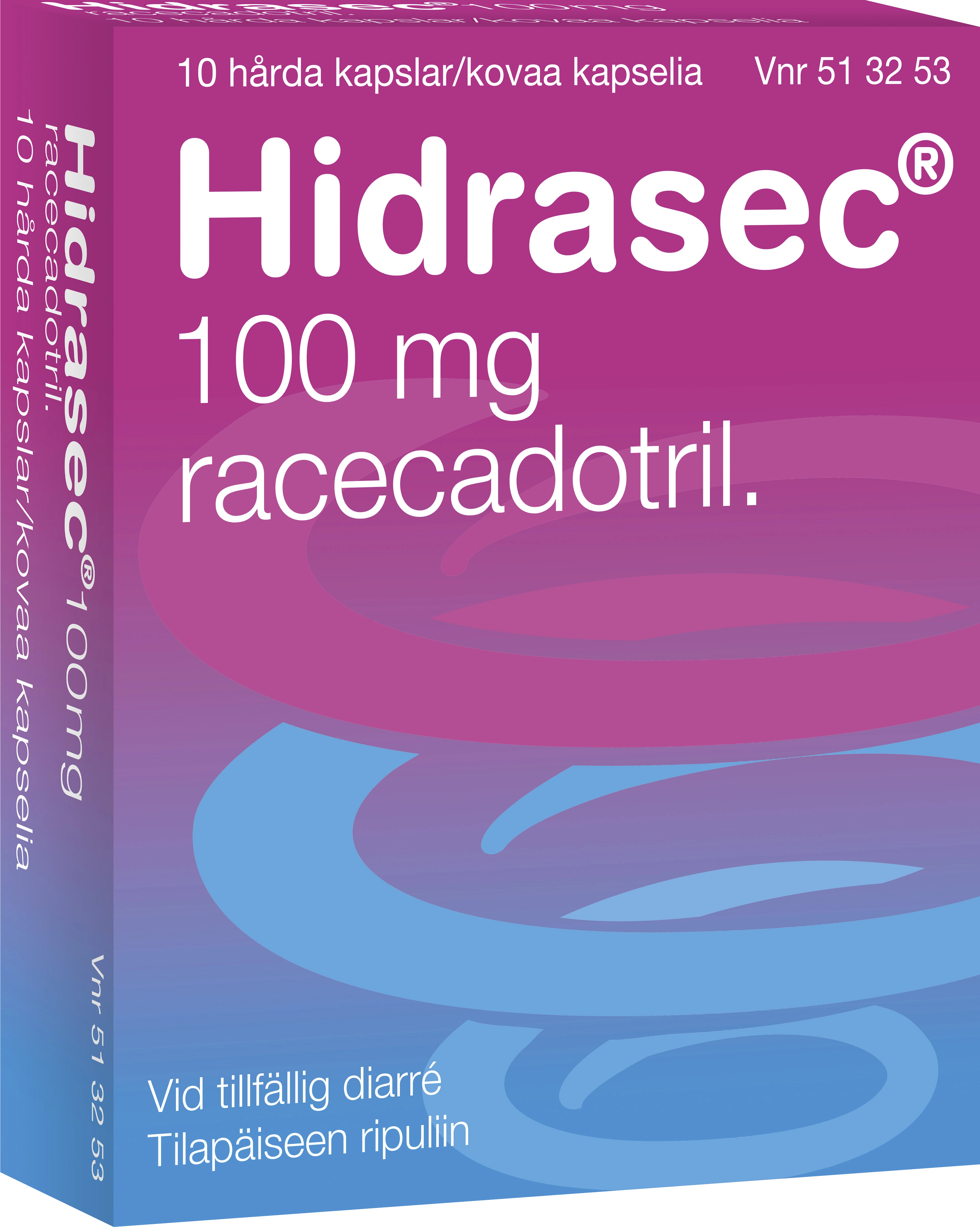Hidrasec 100 mg 10 hårda kapslar - Tabletter mot diarré