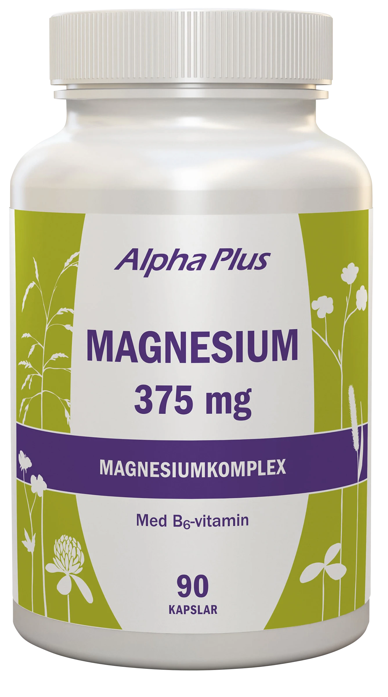 Alpha Plus Magnesium 375 mg 90 kapslar - Magnesium