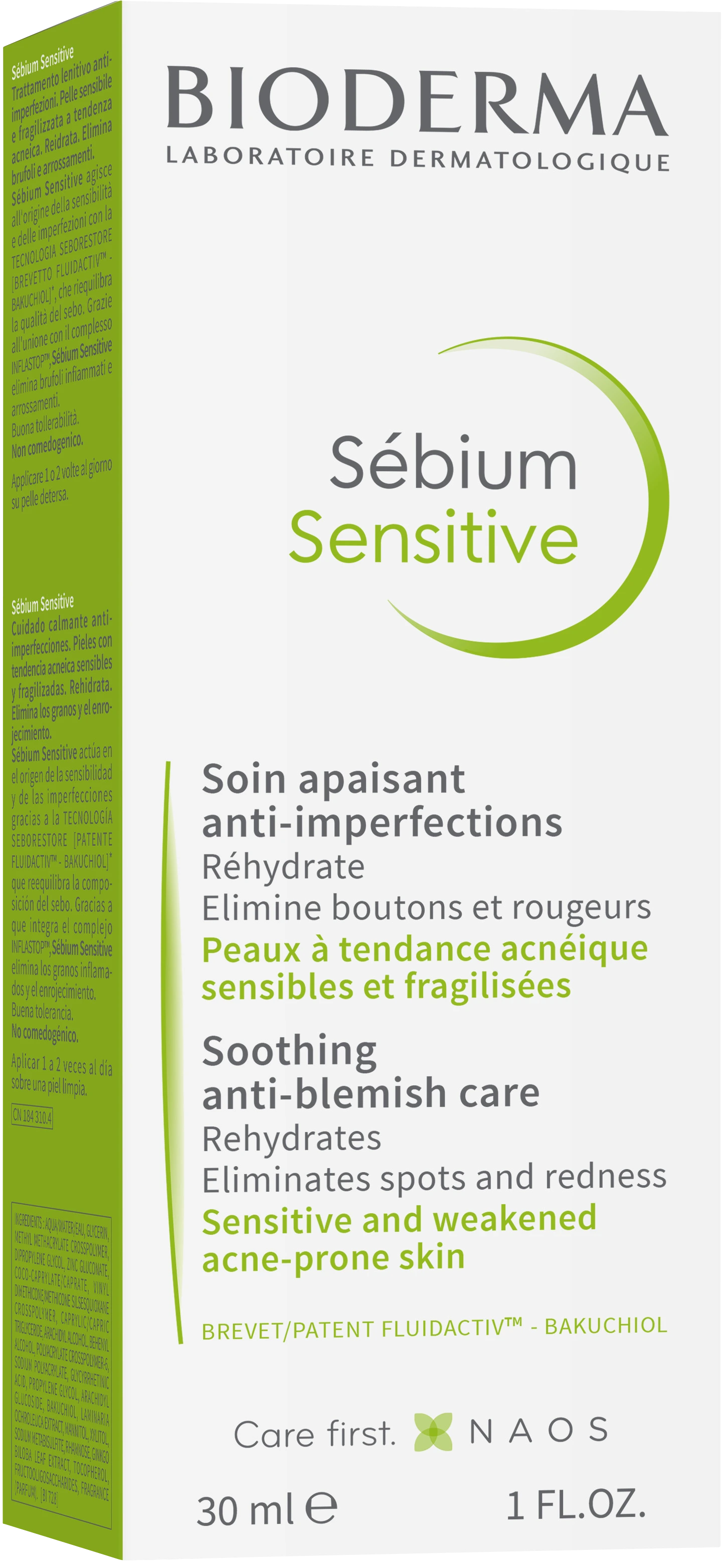 Bioderma Sébium Sensitive 30 ml - Ansiktskräm - dagkräm