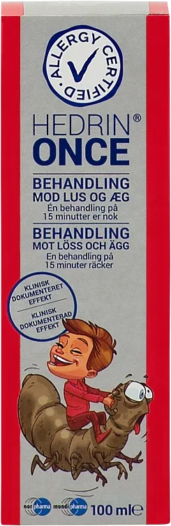 Hedrin Once Gel 100 ml - Lusschampo för barn
