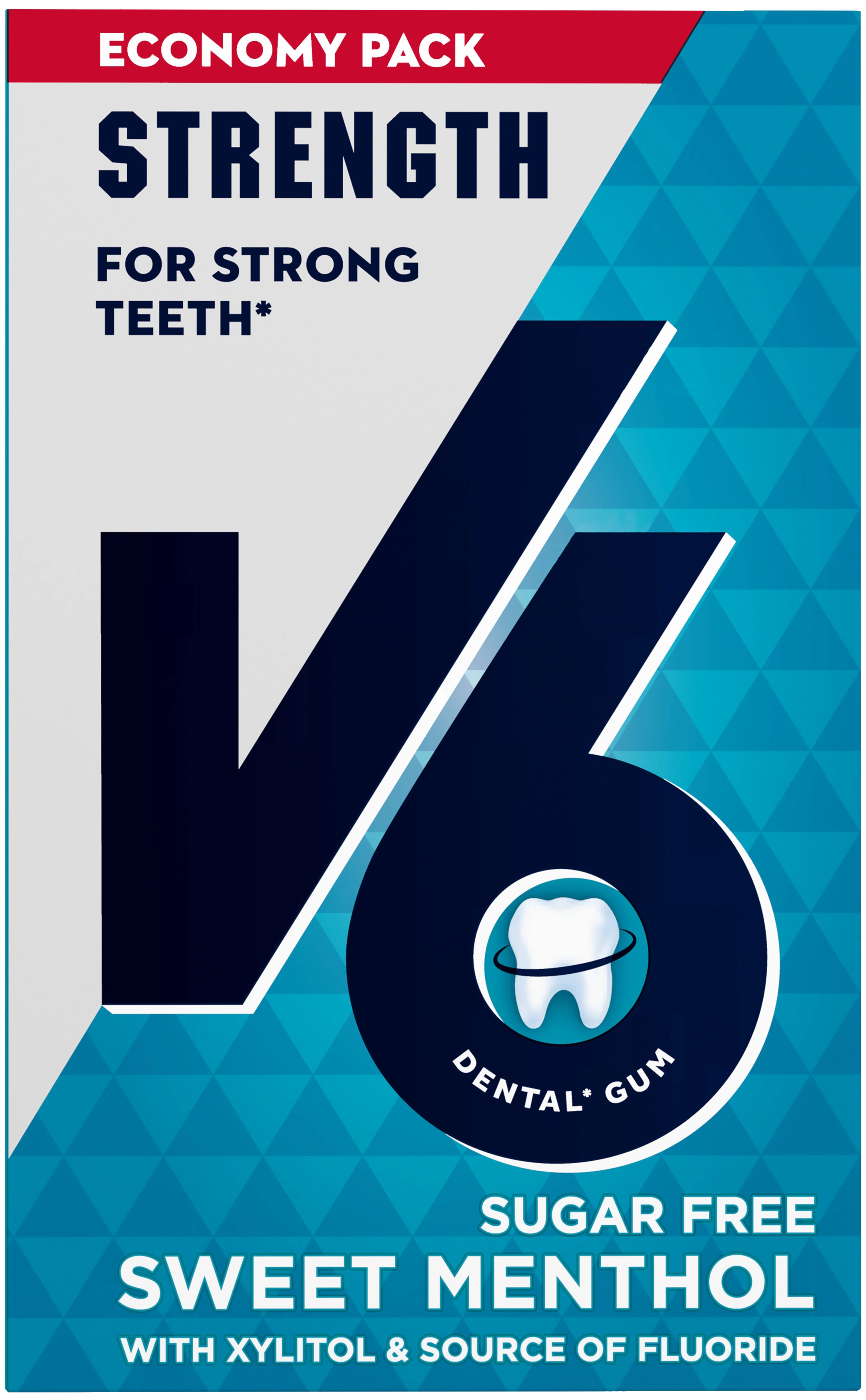V6 Strenght Sweet Menthol tuggummi 70 g