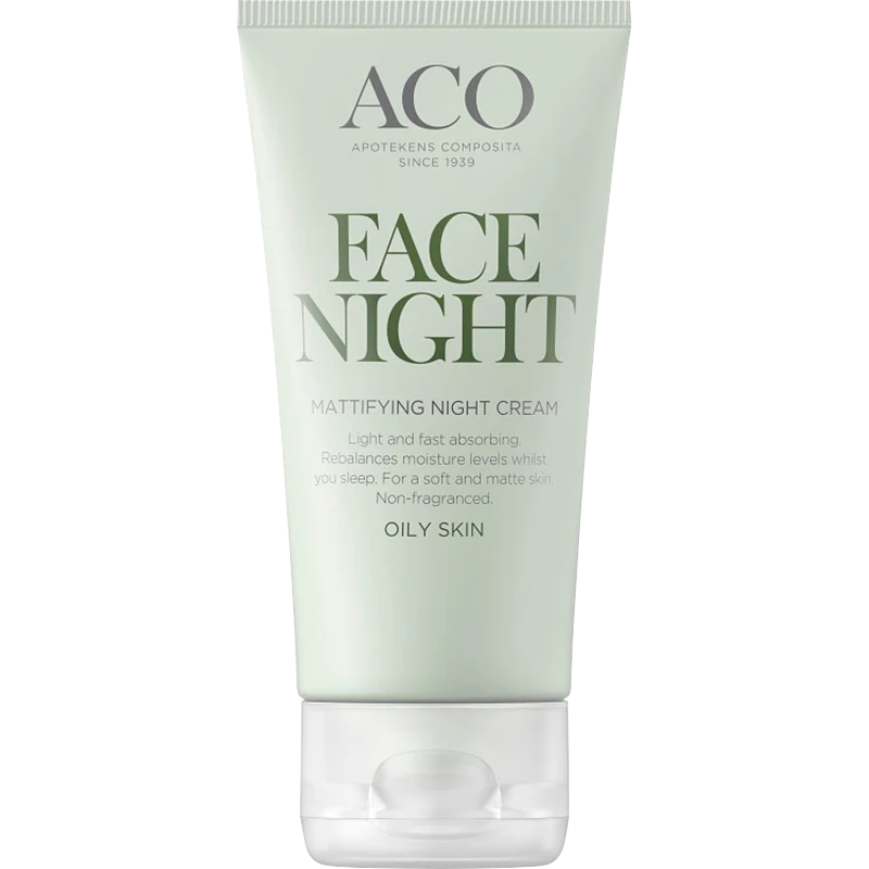 ACO Face Mattifying Night Cream 50 ml - Ansiktskräm - nattkräm