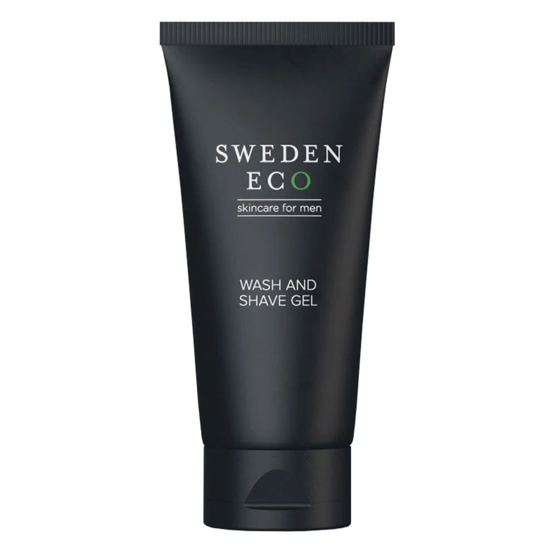 Sweden Eco Wash and Shave Gel 100 ml - Duschkräm & duschgel för män