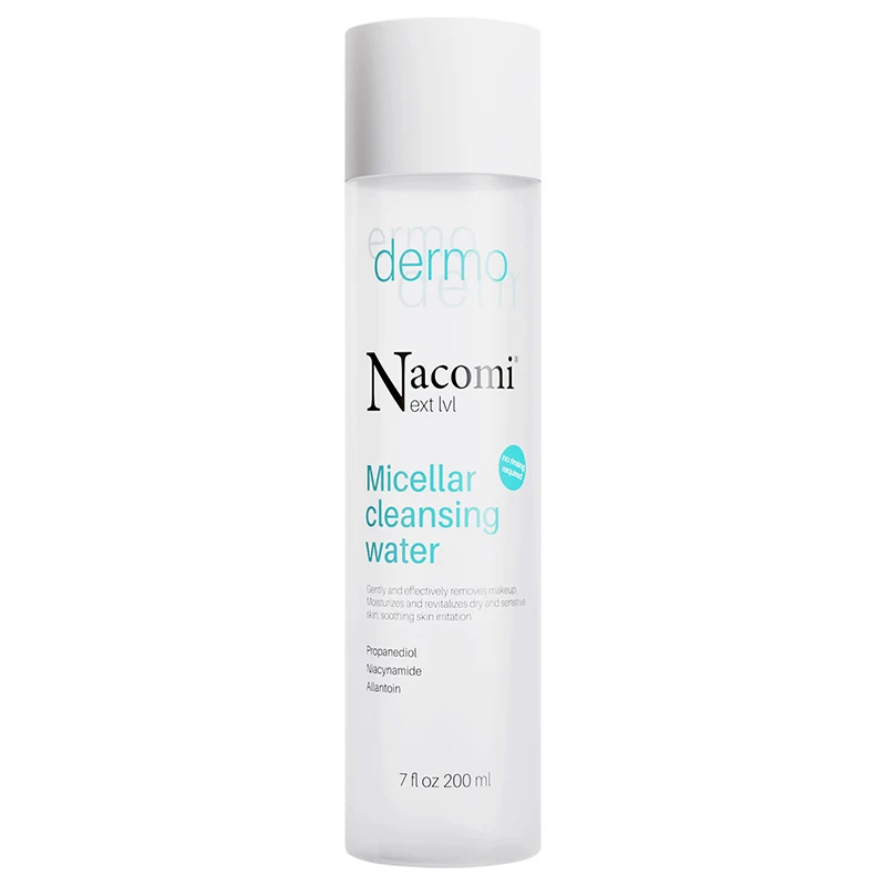 Nacomi Next Level Dermo Micellar Water Dry & Sensitive 200 ml - Ansiktsrengöring