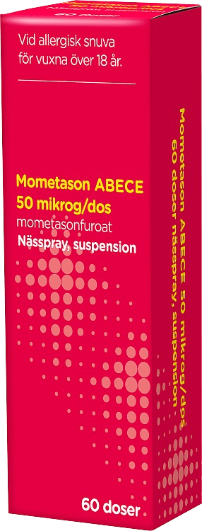 Mometason ABECE Nässpray suspension 50 µg/dos 60 doser