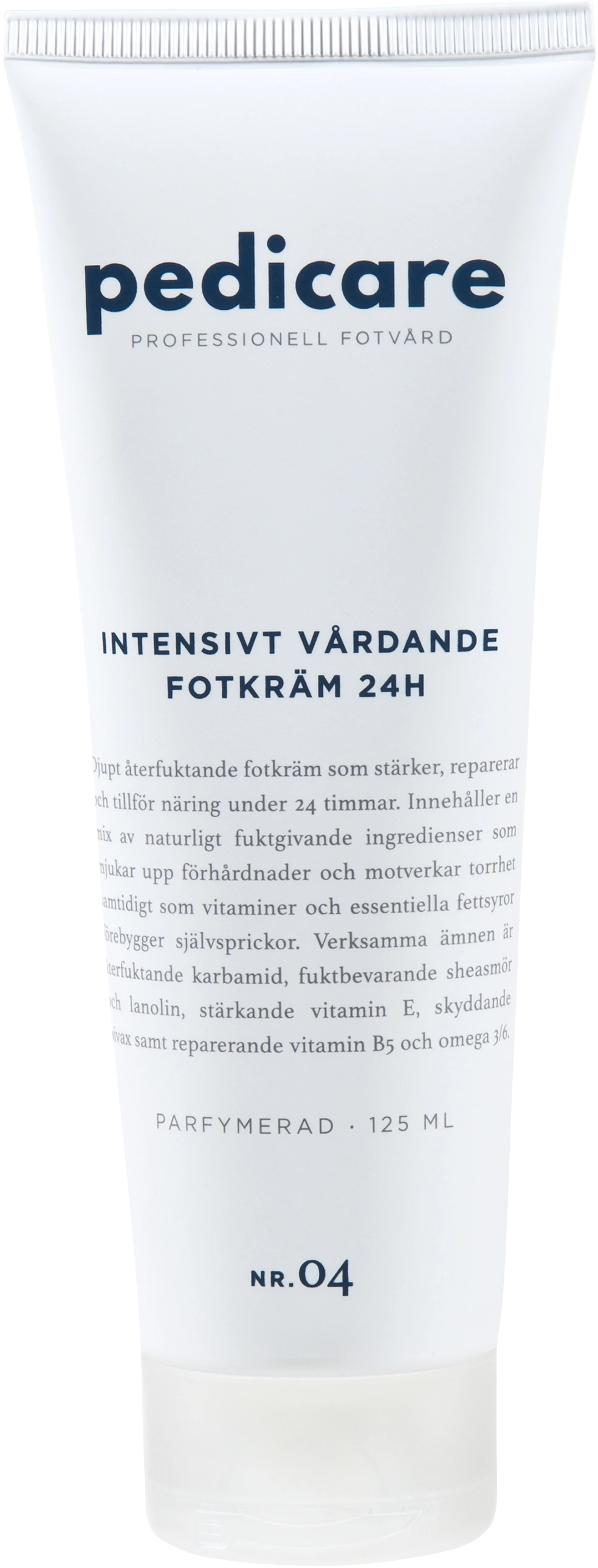 Pedicare Intensivt Vårdande Fotkräm 24H 125 ml - Fotkräm & fotsalva
