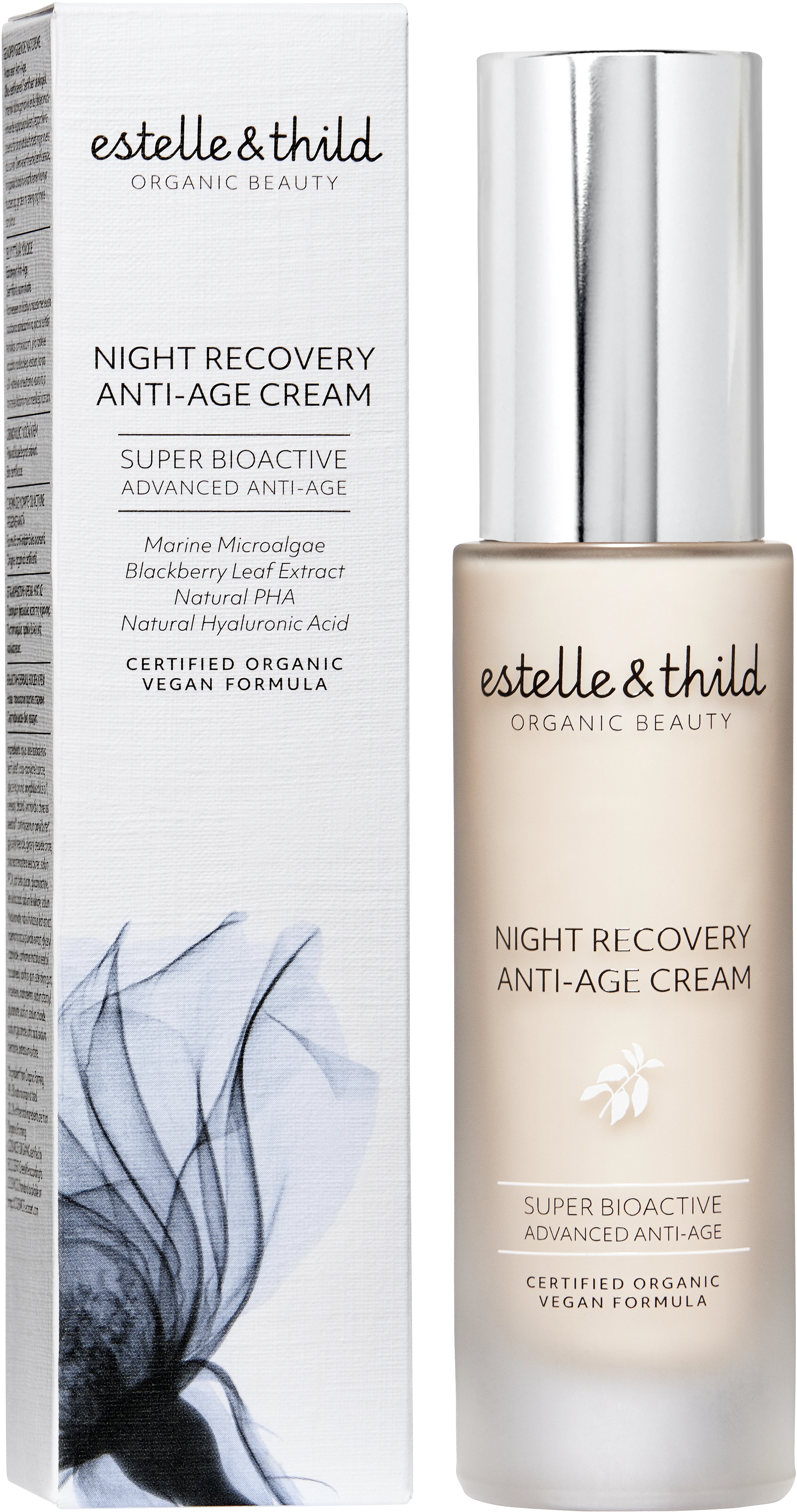 Estelle & Thild Super BioActive Recovery Night Cream 50 ml - Ansiktskräm - nattkräm