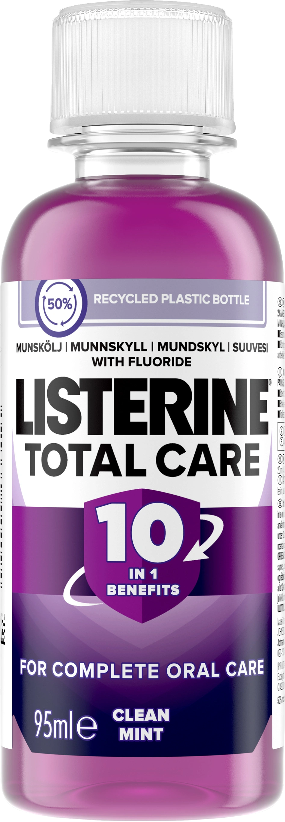 Listerine Total Care Munskölj 95 ml - Reseförpackning tandkräm & munvård