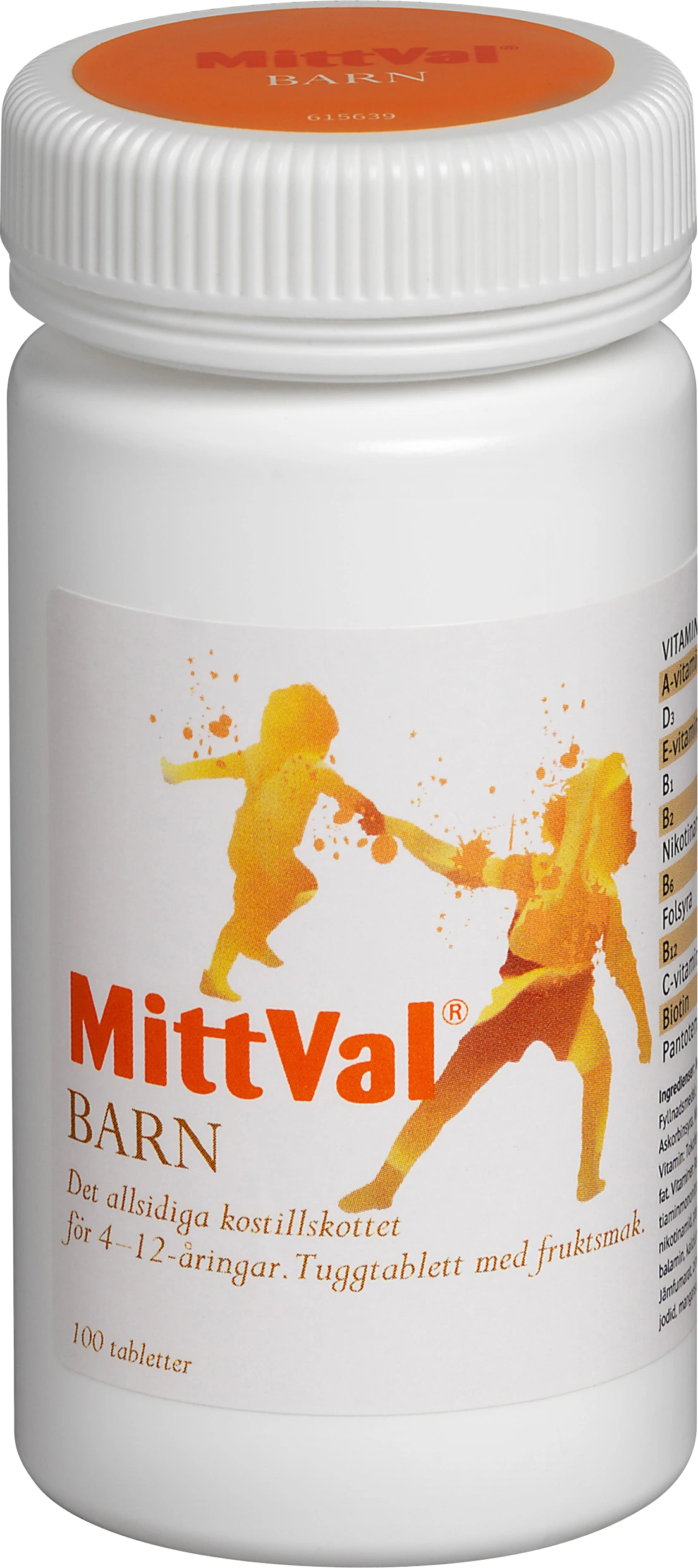 MittVal Barn Tuggtabletter 100st - Multivitaminer för barn