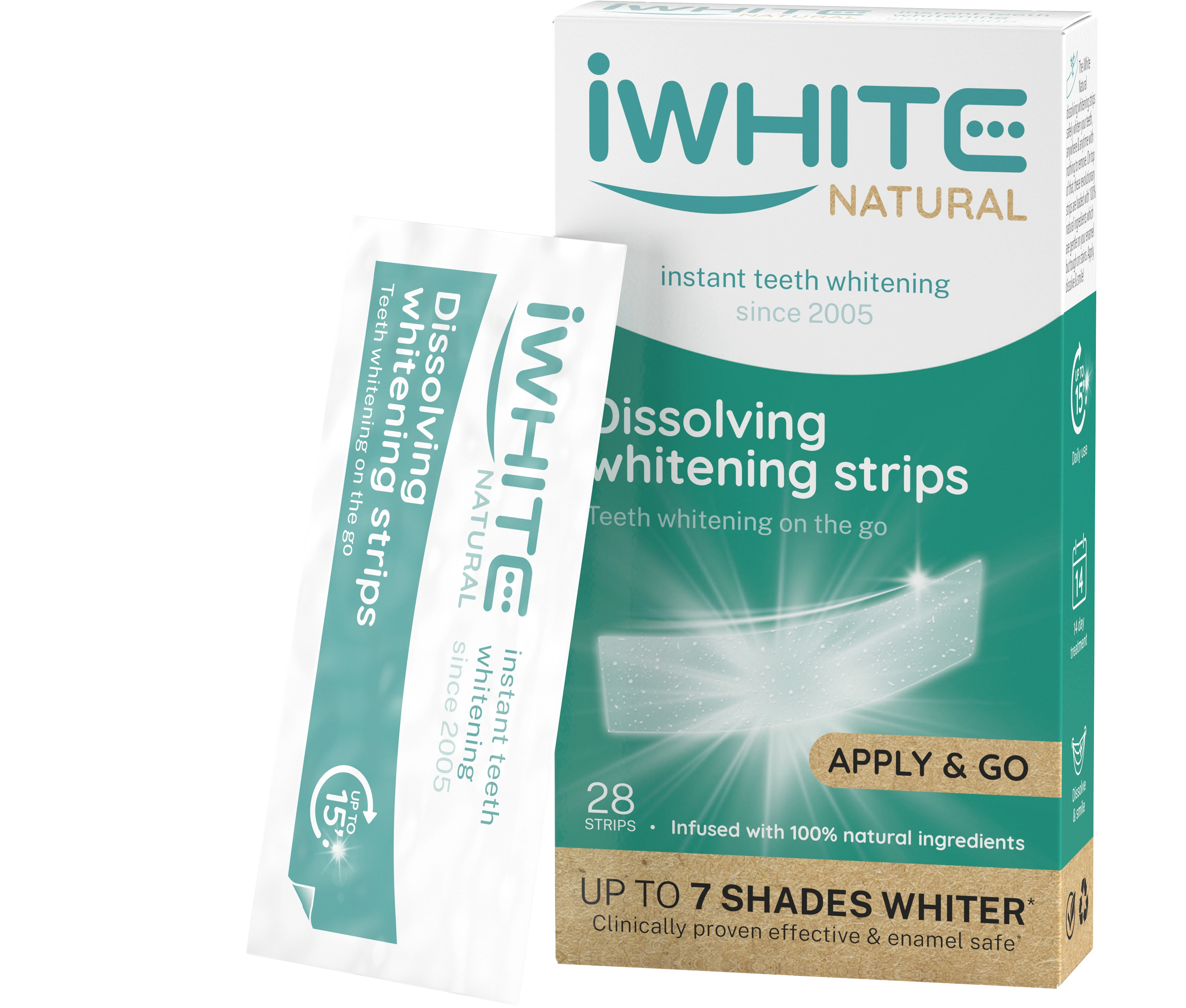 iWhite Natural Dissolving Strip - Tandblekning