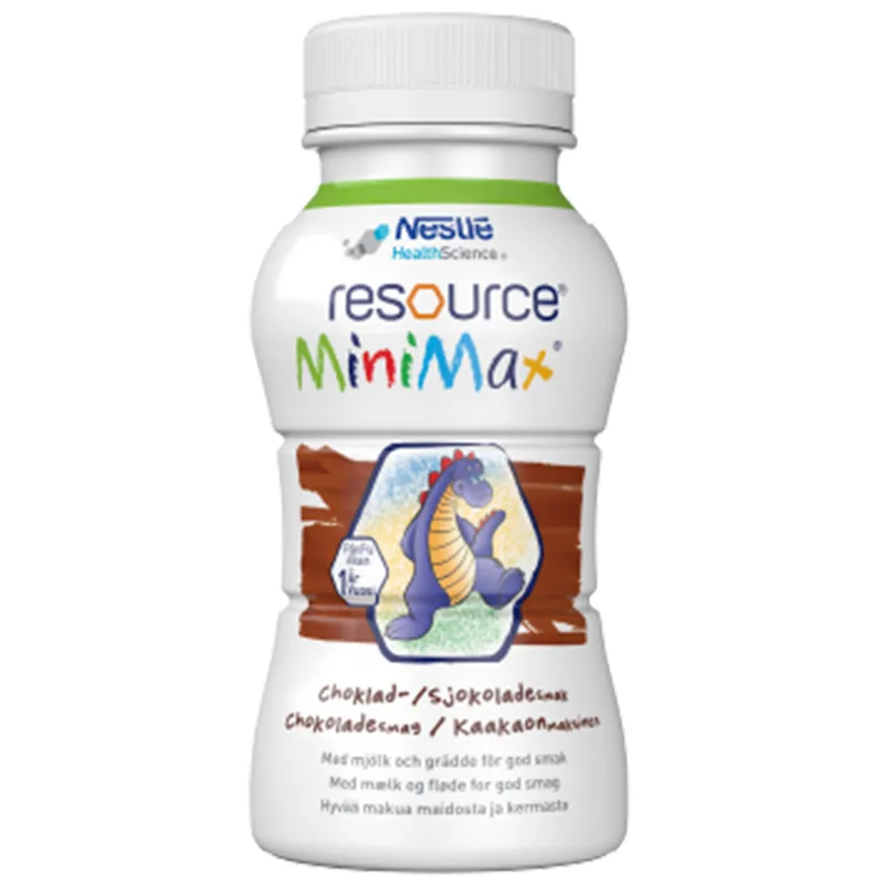 Resource MiniMax Choklad 2 x 200 ml - Specialkost för barn