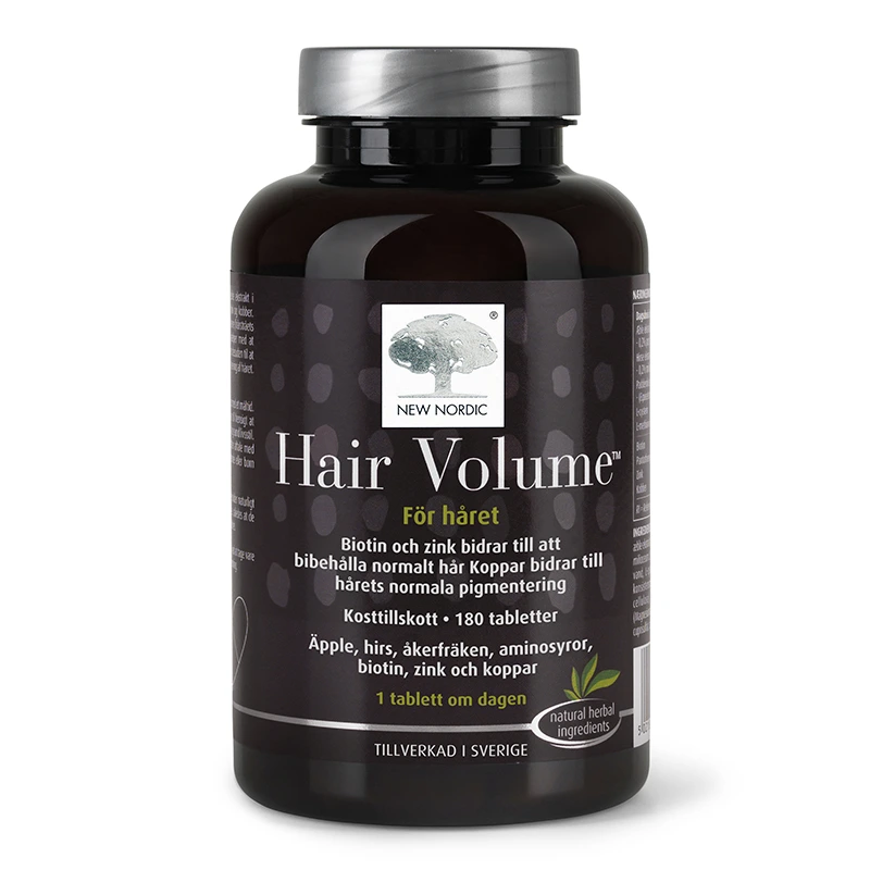 New Nordic Hair Volume 180 st - Kosttillskott för hår, hud & naglar