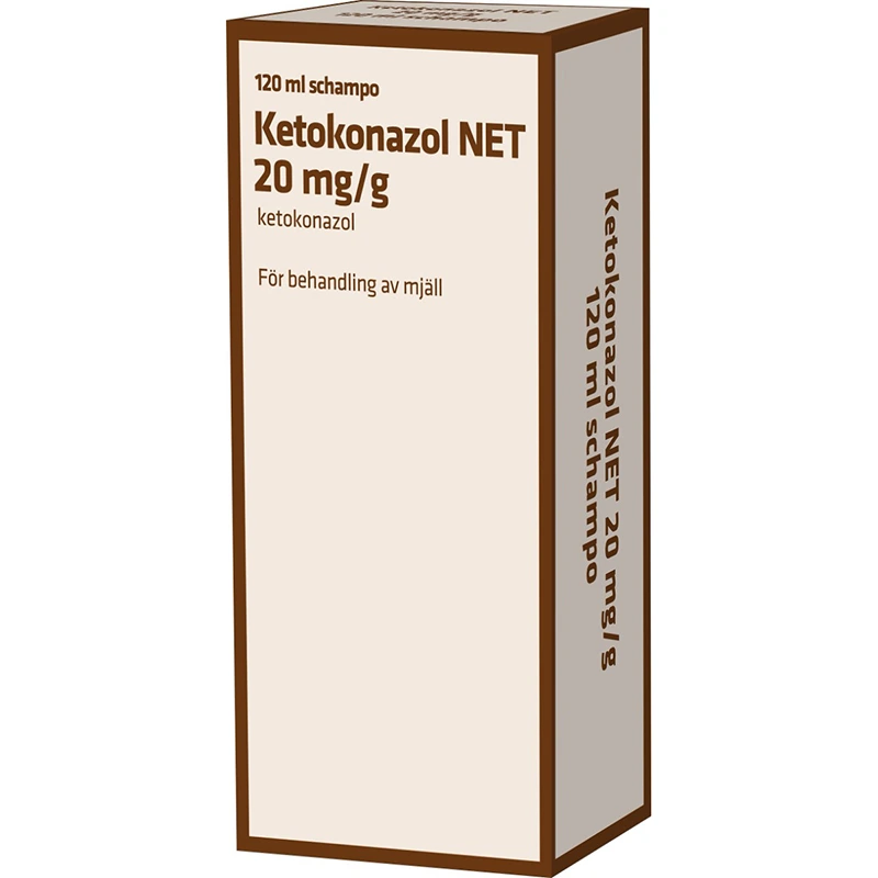 Ketokonazol NET Schampo 20mg/g Plastflaska, 120ml - Mjällschampo
