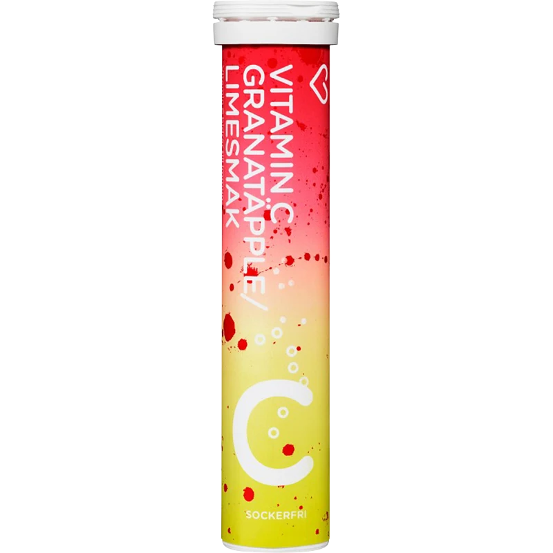Hjärtats Vitamin C Granatäpple/Lime 20 st - C-vitamin