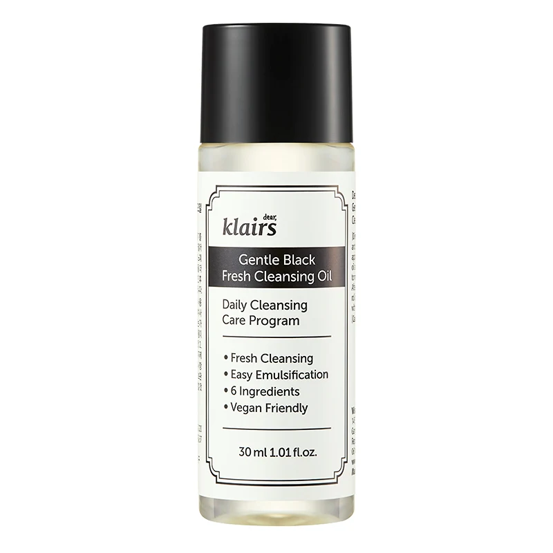 Klairs Gentle Black Fresh Cleansing Oil 30 ml - Ansiktsrengöring