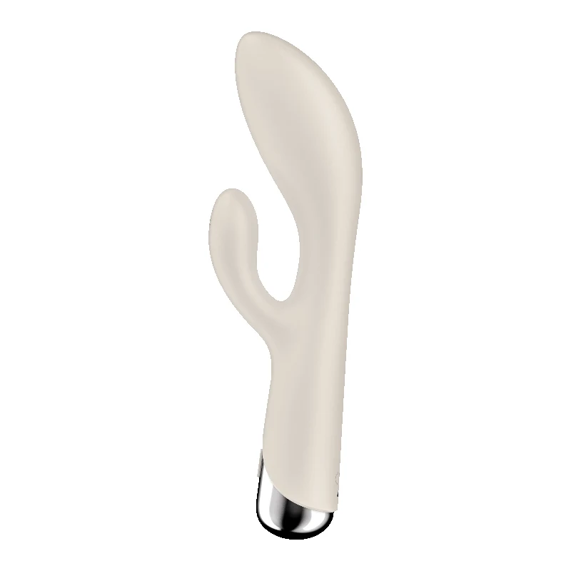 Satisfyer Spinning Rabbit 1 Beige Rabbitvibrator - Lufttrycksvibratorer & Klitorisvibratorer