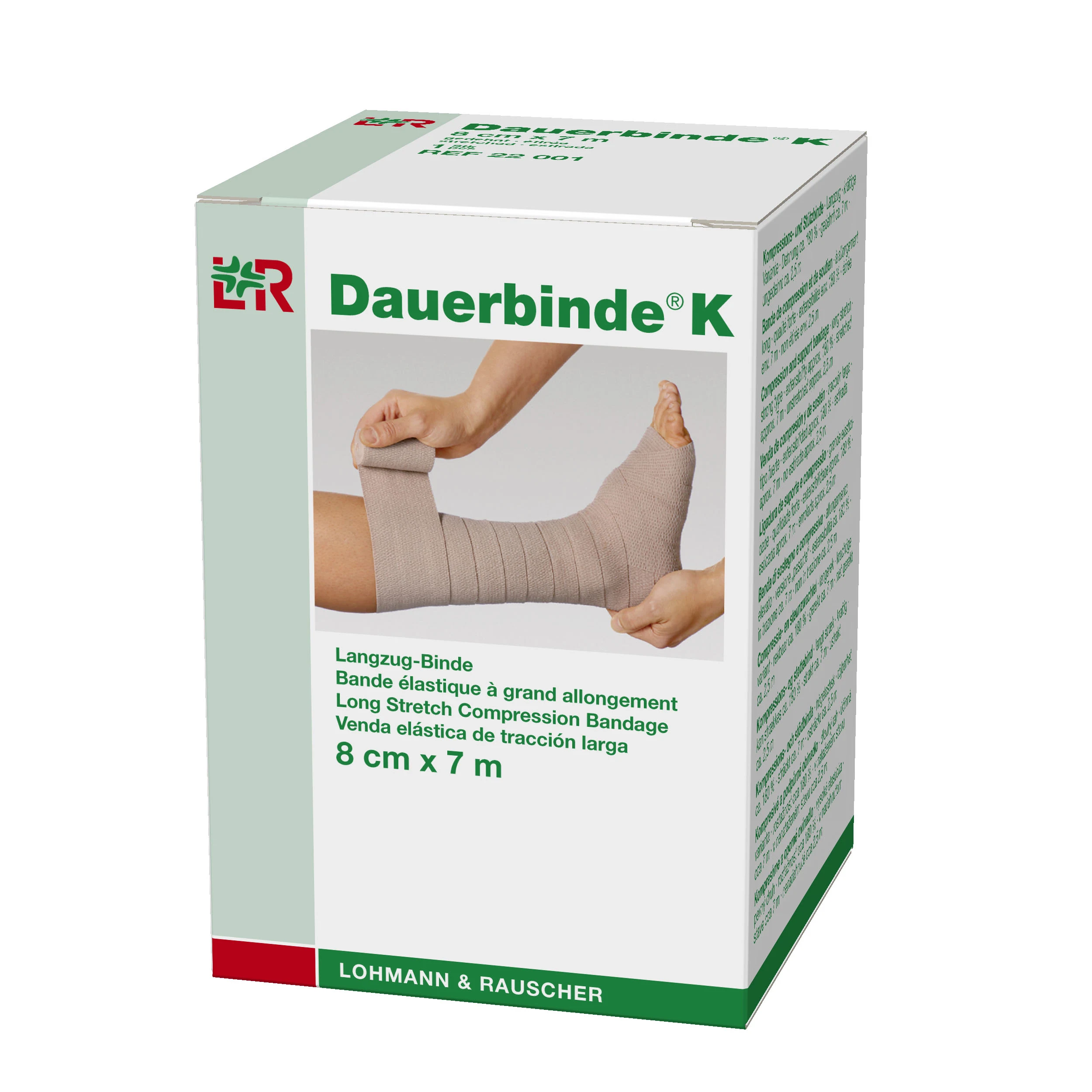 Dauerbinda kraftig 8 cm x 7 m - Förband