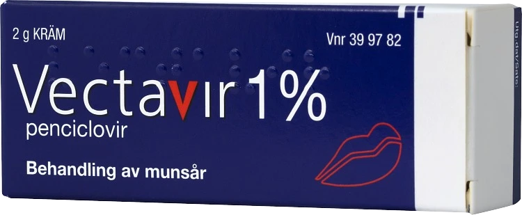 Vectavir kräm 1% 2 g - Munsår