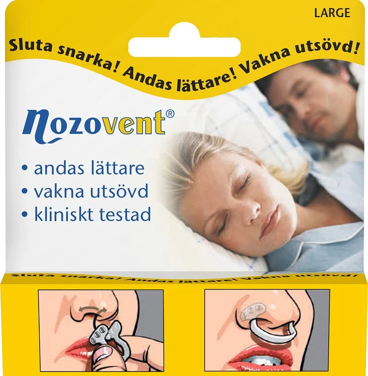 Nozovent Large 2 st - Snarkning