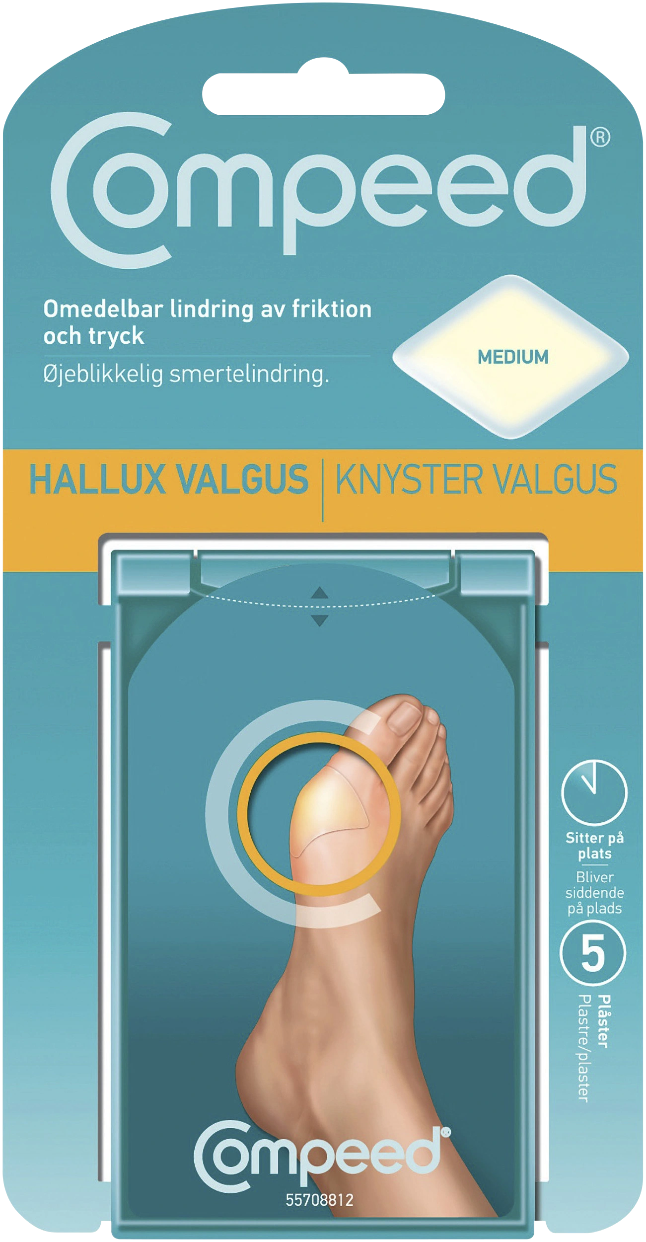 Compeed Hallux Valgus plåster 5 st - Hallux valgus