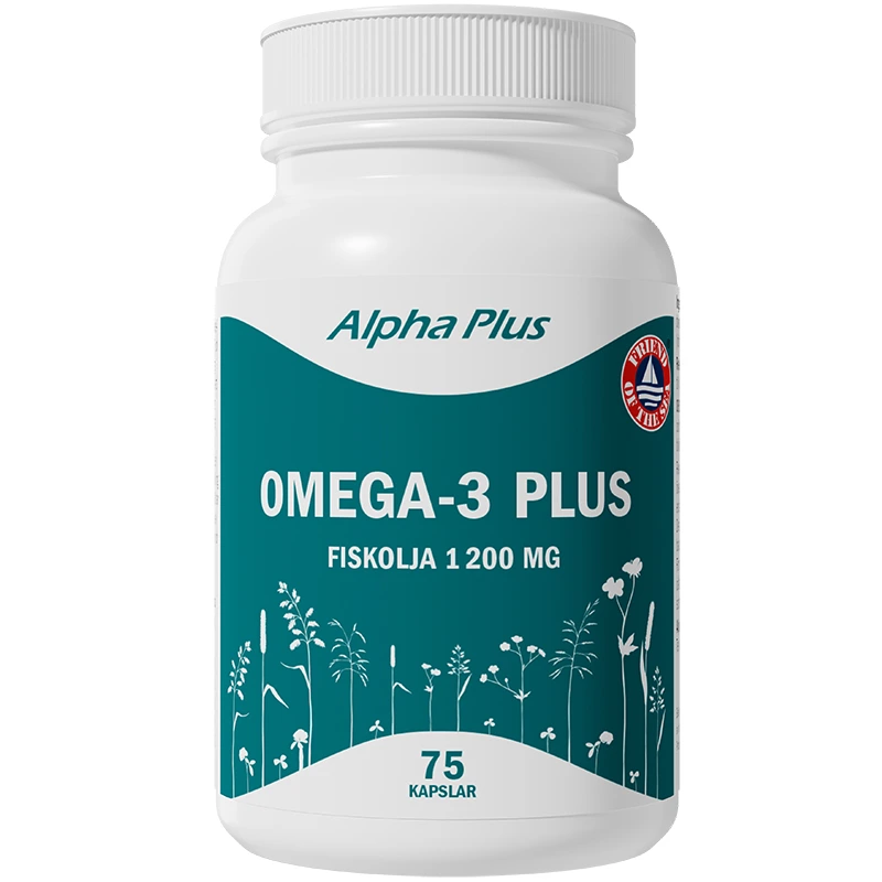 Alpha Plus Omega-3 Plus 75 kapslar - Omega 3