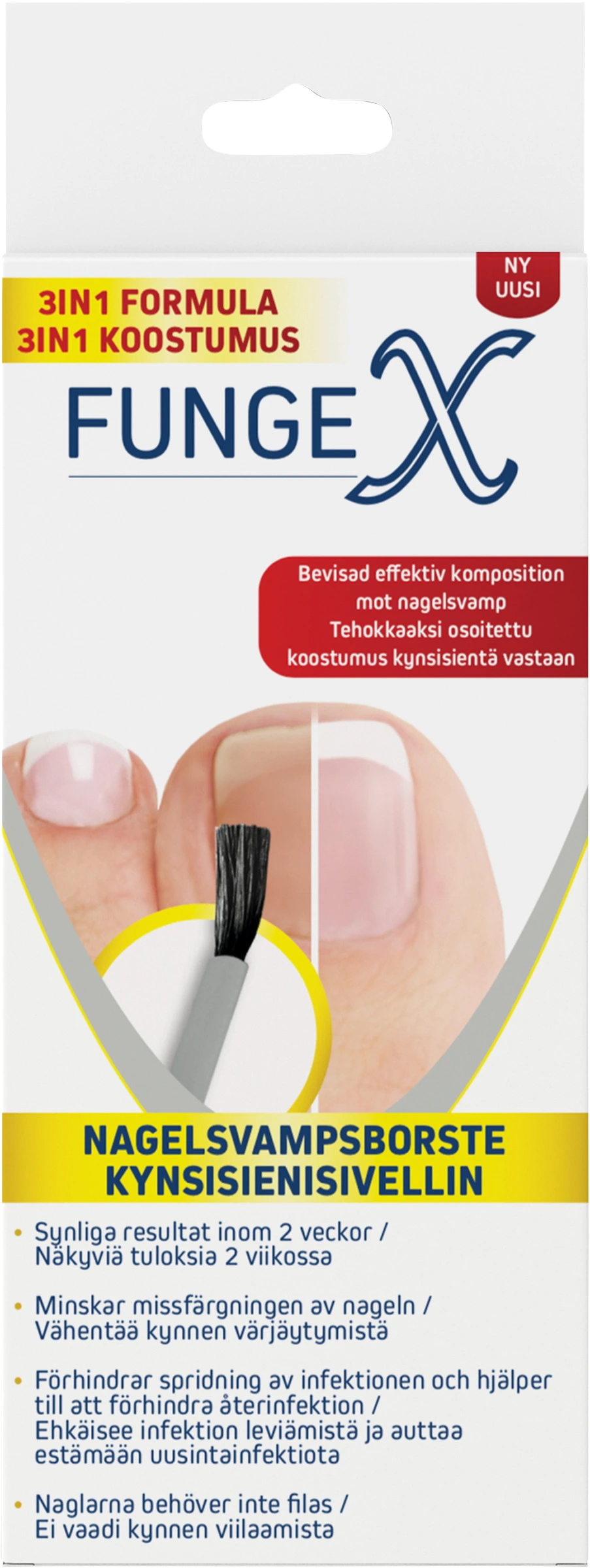 FungeX Nagelsvampsborste 5 ml - Nagelsvamp