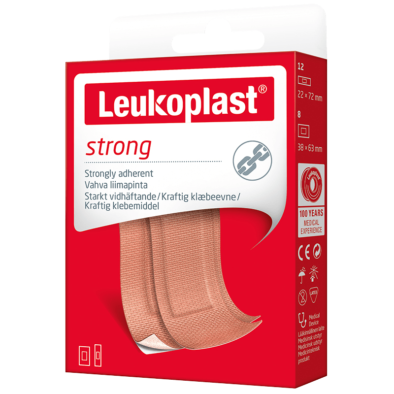 Leukoplast Strong 20 st olika storlek - Plåster