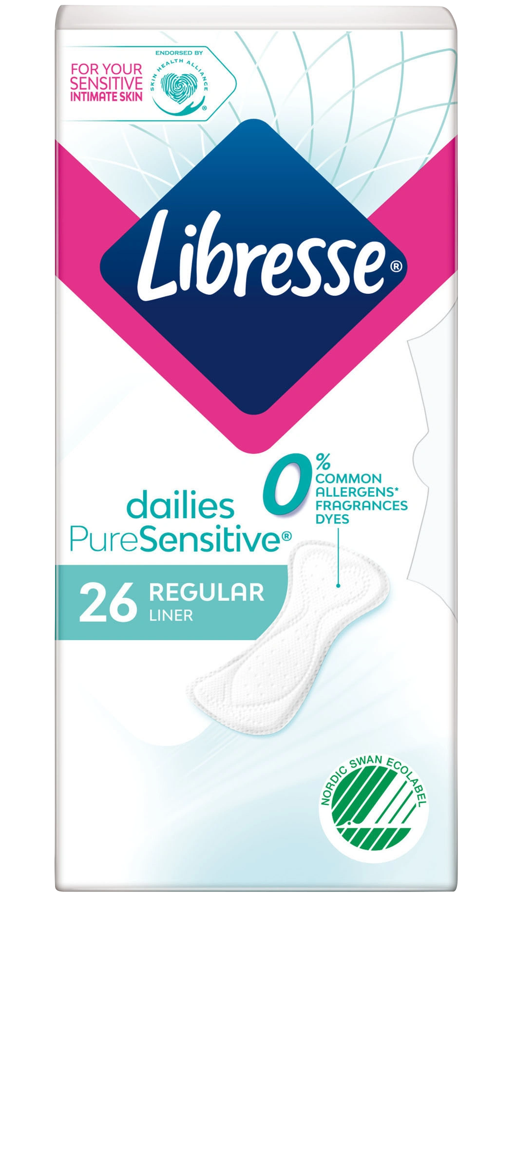 Libresse Pure Sensitive Normal Trosskydd Normal 22 st - Libresse Trosskydd