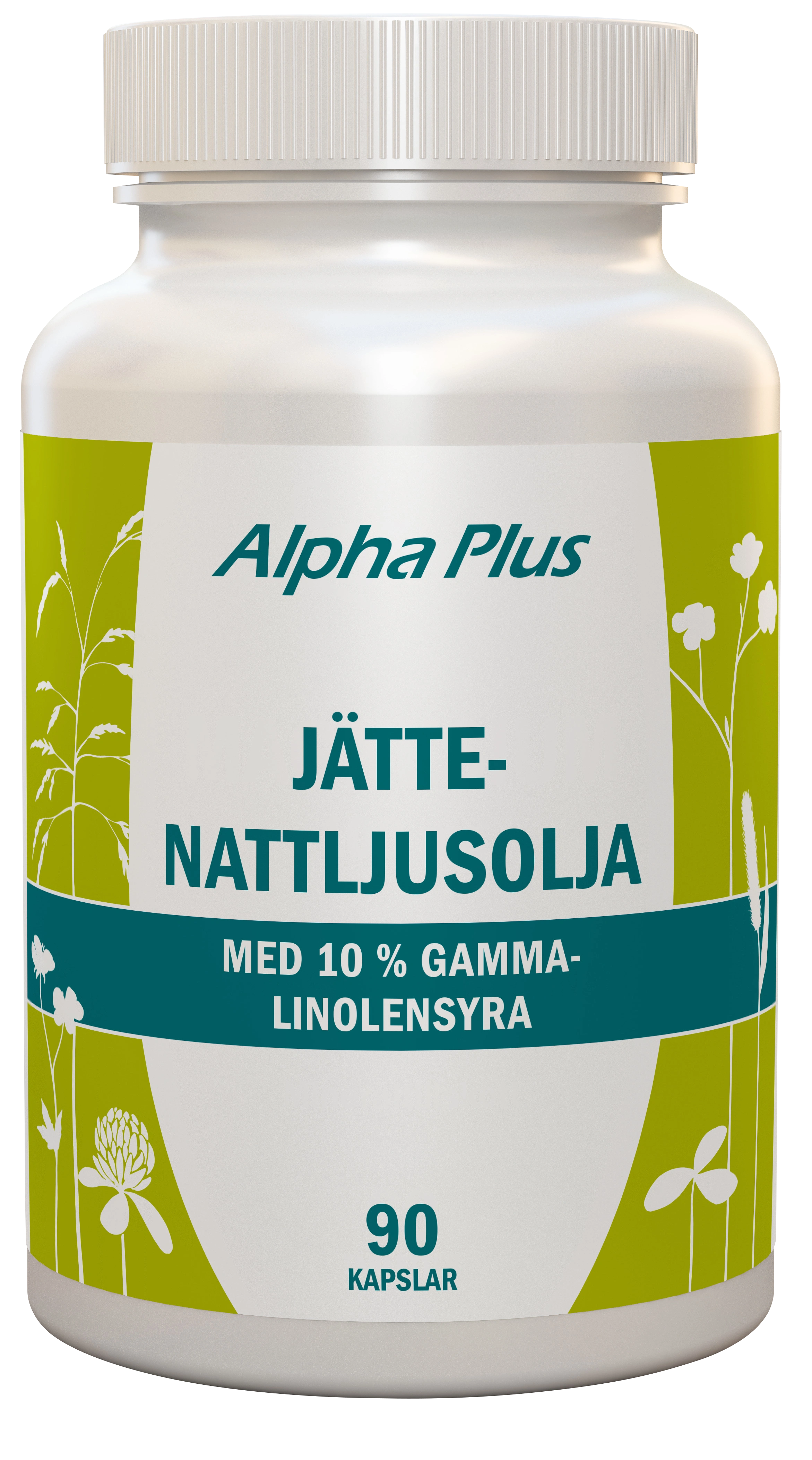 Alpha Plus Jättenattljusolja 90 kapslar - Omega 3
