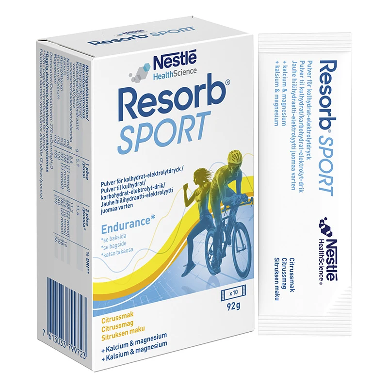 Resorb Sport 10 dospåsar - Magnesium