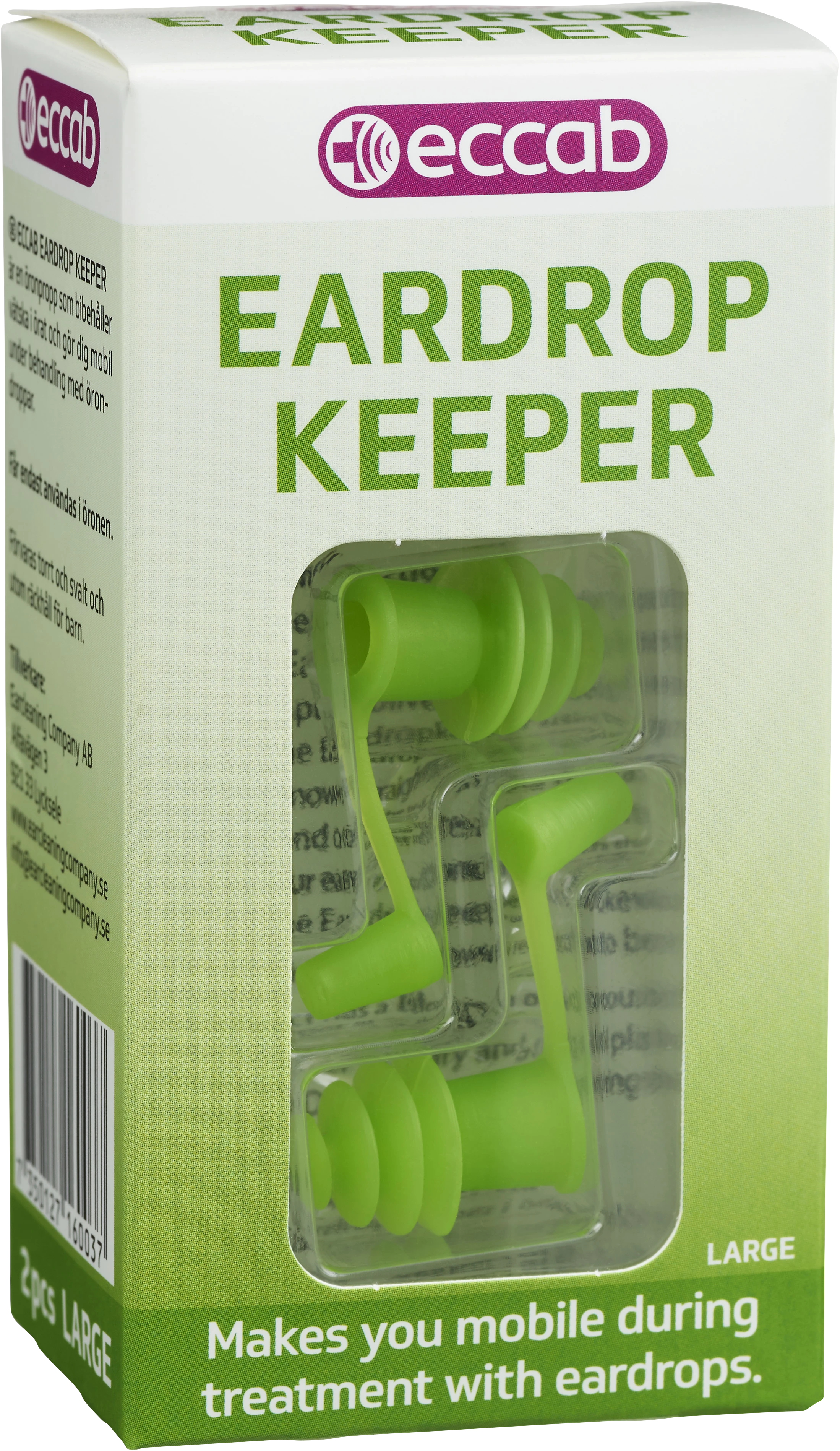 Eardrop Keeper Large Öronproppar - Vaxpropp
