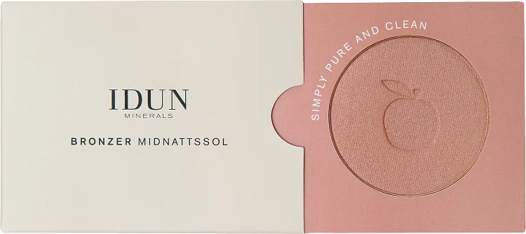 IDUN Minerals Shimmering Mineral Bronzer Midnattssol 5 g - Rouge