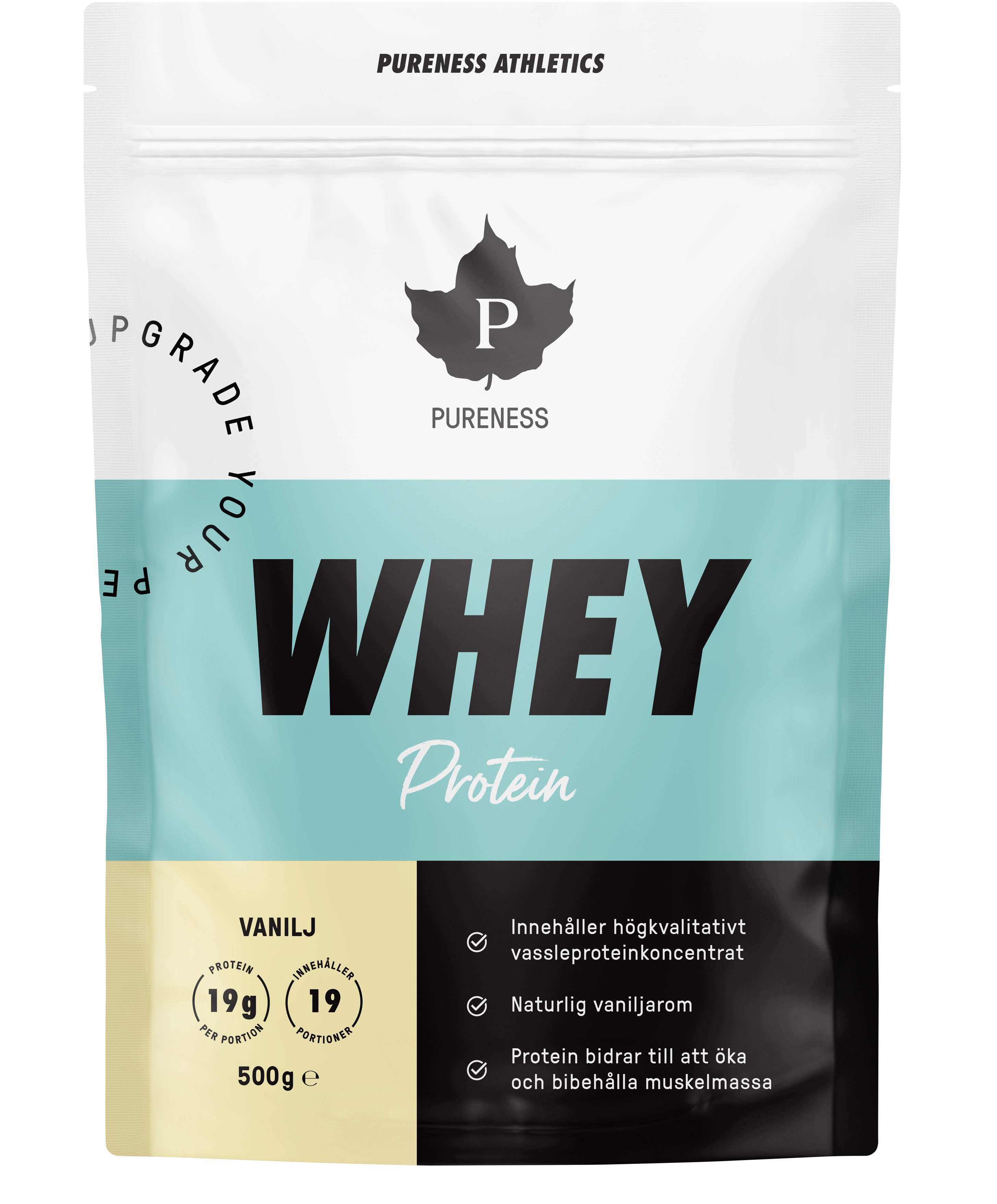 Pureness Athletics Whey Protein Vanilj 500 g - Vassleprotein