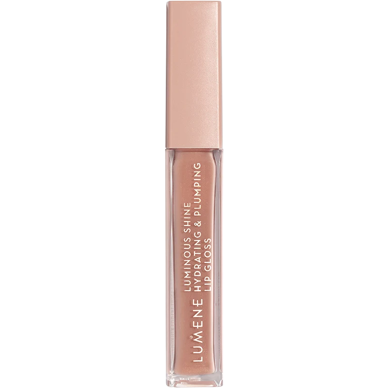 Lumene Luminous Shine Hydrating & Plumping Lip Gloss 5 ml 1 Pale Honey - Läppglans
