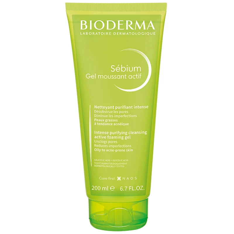 Bioderma Sebium Gel Moussant Actif 200 ml - Ansiktsrengöring