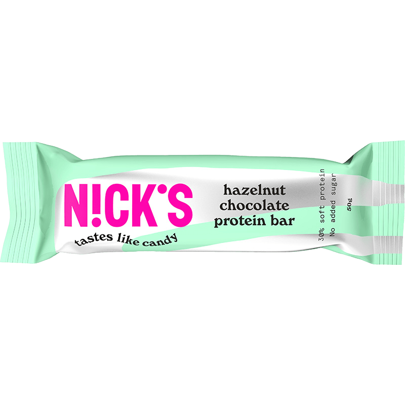 NICK'S Protein Bar Hazelnut Chocolate 50 g - Proteinbars