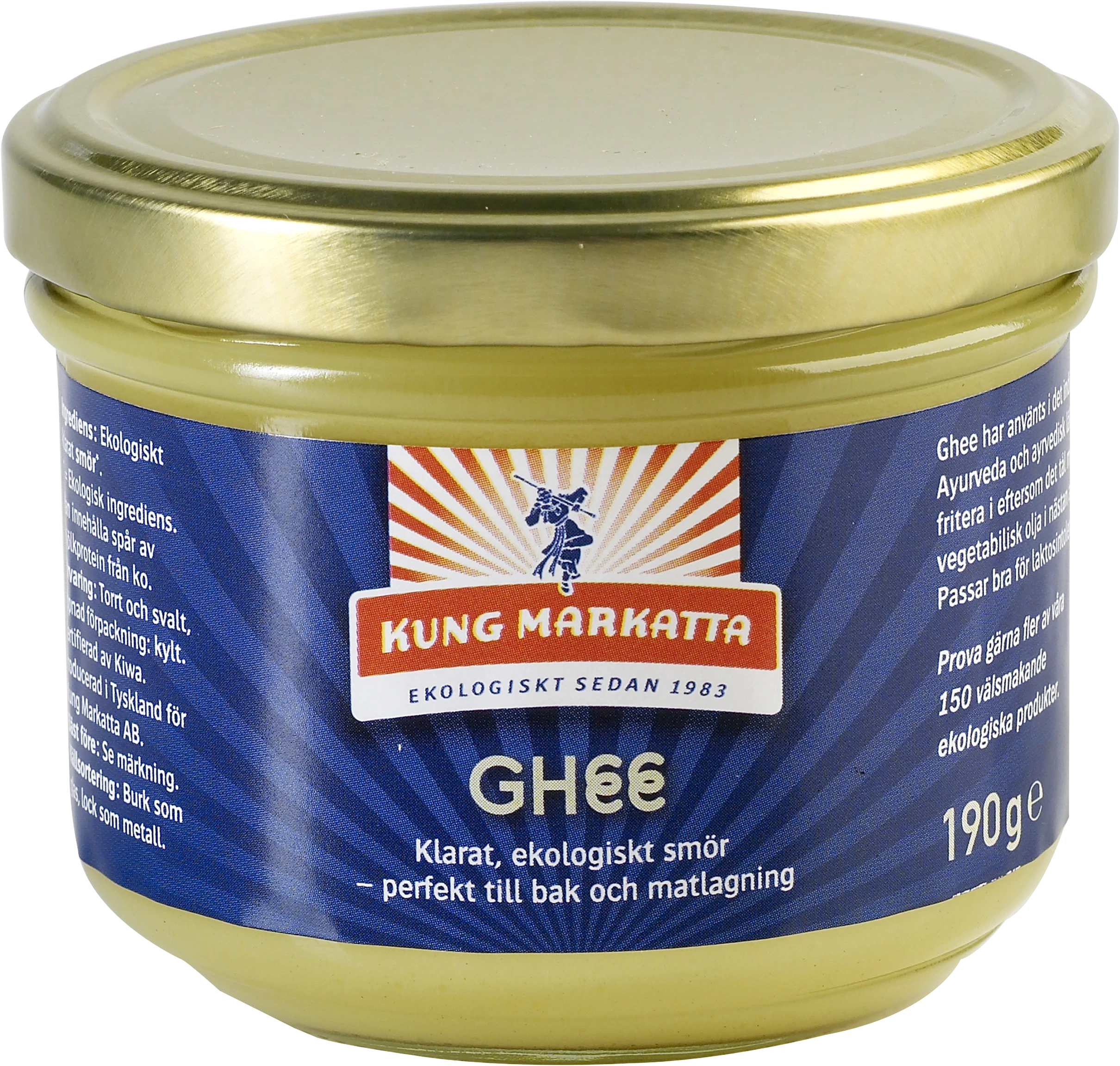 Kung Markatta Ghee Eko 190 g - Smaksättning & sötning