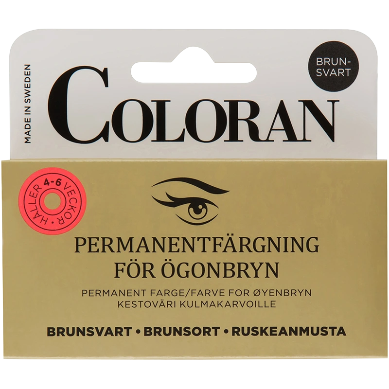Coloran Ögonbrynsfärg 1st Brunsvart - Ögonbrynsfärgning
