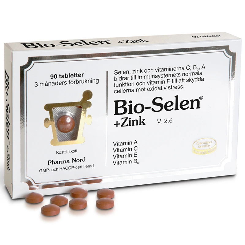 Pharma Nord Bio-Selen + Zink 90 st - Kosttillskott
