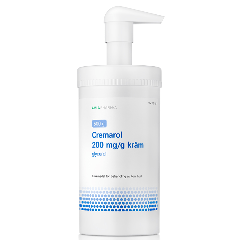 Cremarol Kräm 200mg/g Burk med pump 500 g - Torr hud