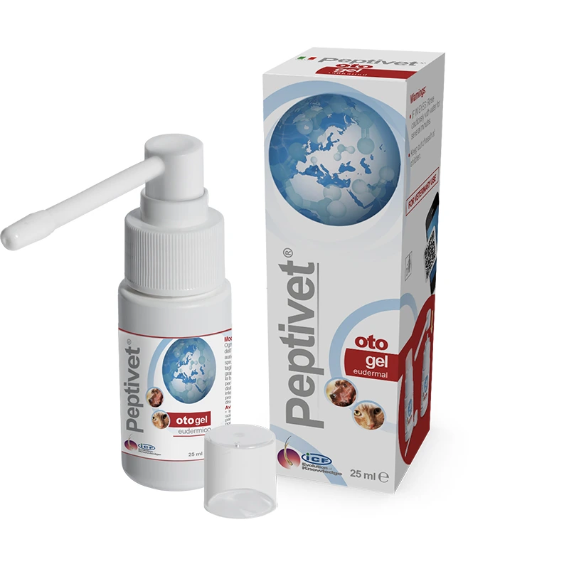 ICF Peptivet Öronrengöring 25 ml - Ögon & öronproblem hos hund