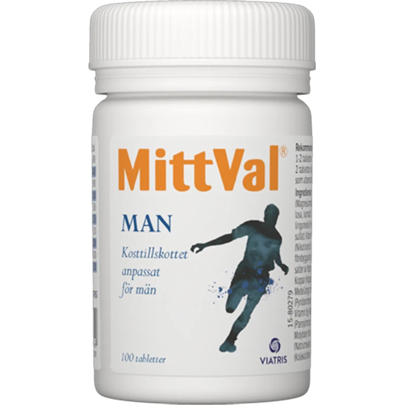 MittVal Man Tablett 100st - Multivitamin