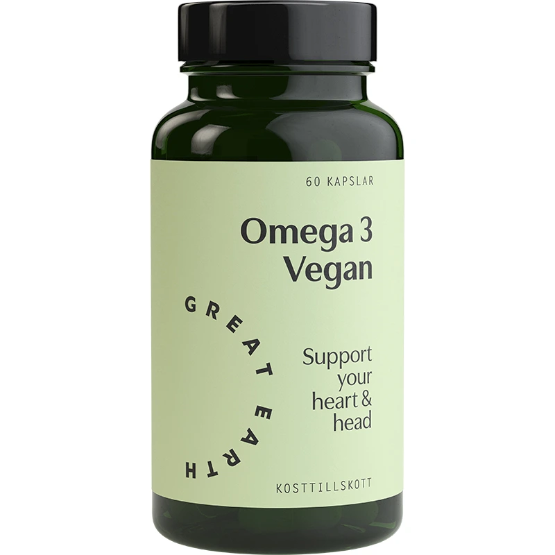 Great Earth Omega 3 Vegan 60 kapslar - Omega 3