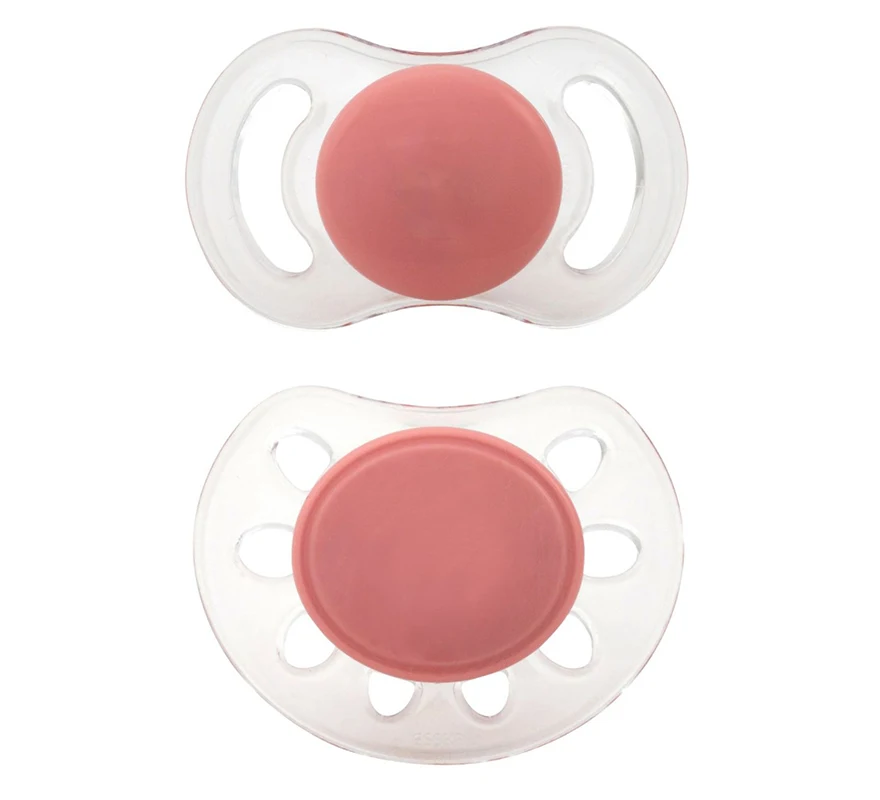 Esska Newborn Napp +0-2 månader 2-pack Rosa - Nappar