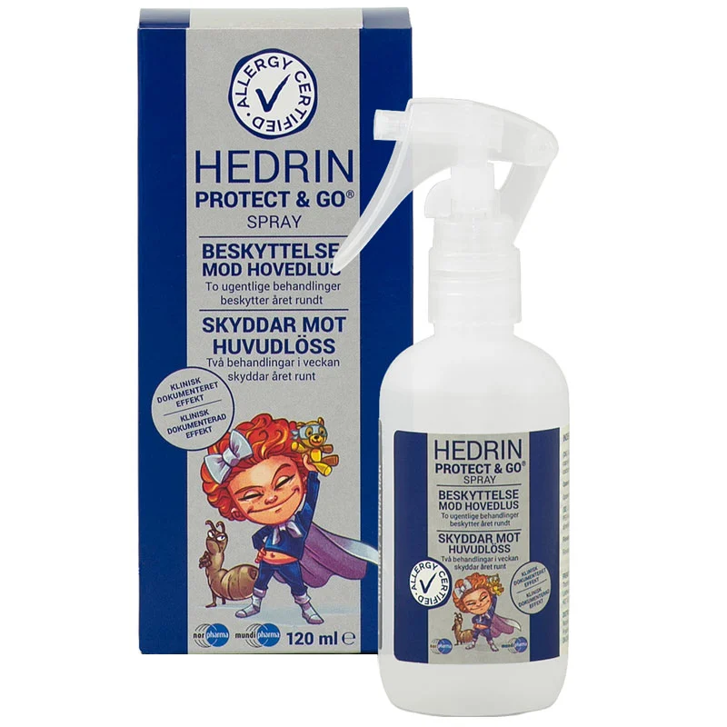 Hedrin Protect & Go Spray 120 ml - Lusschampo för barn