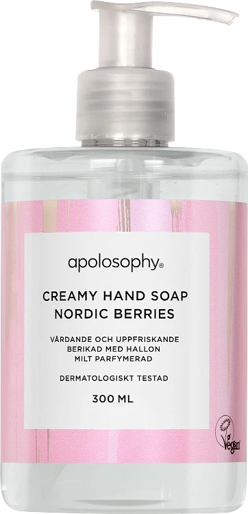 Apolosophy Creamy Hand Soap Nordic berries 300 ml - Handtvål