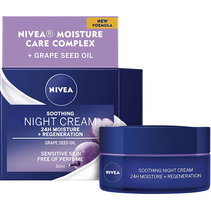 Nivea Daily Essentials Sensitive Night Cream 50 ml - Ansiktskräm - nattkräm